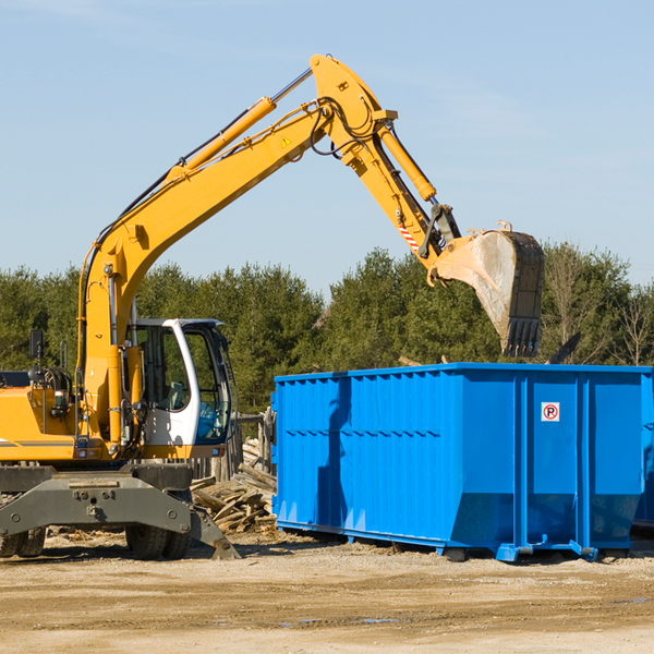 how many times can i have a residential dumpster rental emptied in Thurston County Nebraska